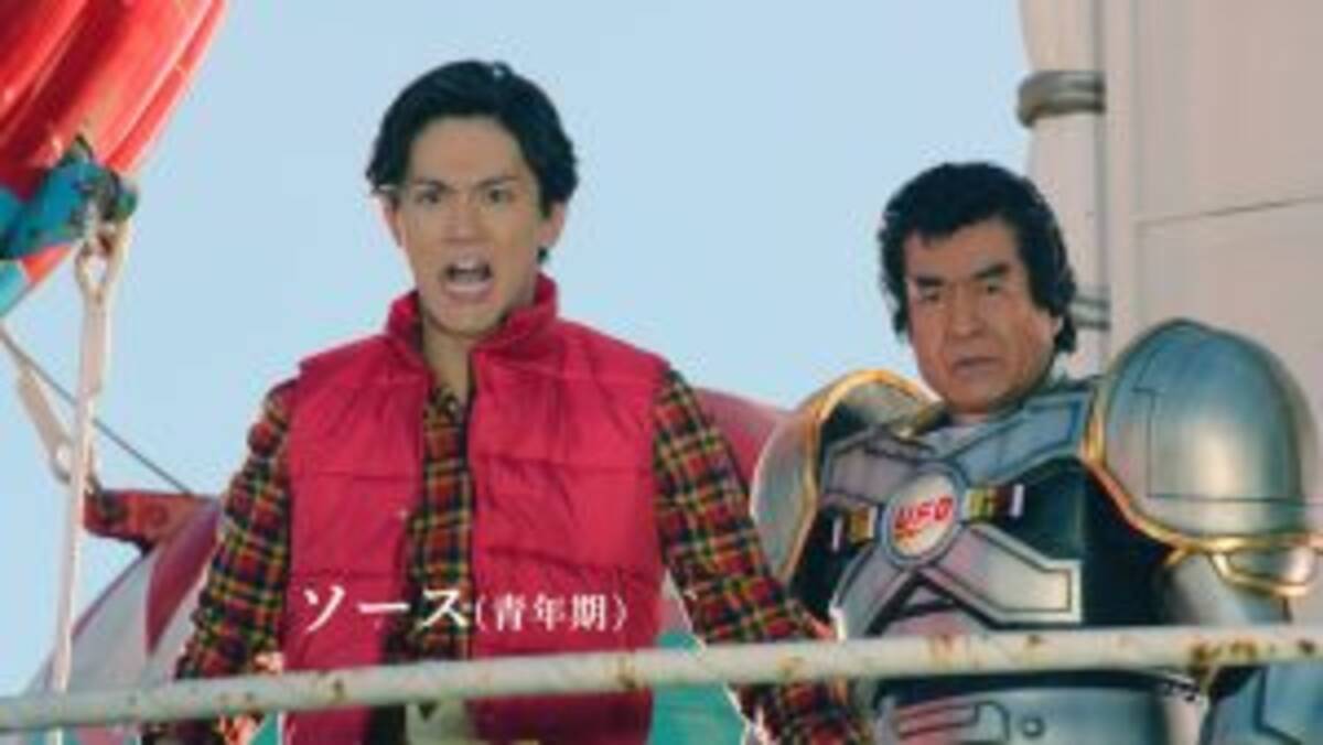 日清u F O のヒーロー番組風cmに思わず茶吹く 藤岡弘 ライダーからバイクにジョブチェンジ 17年3月13日 エキサイトニュース