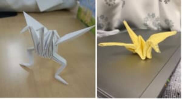 整形外科医たちの器用さは折り紙が作る 折り鶴キングギドラvsギプス折り鶴 18年12月17日 エキサイトニュース