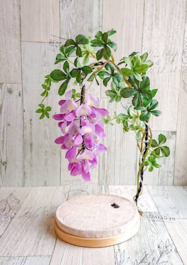 プラバンで作ったとは思えない 思わず見とれてしまう 藤の花ランプ 19年5月24日 エキサイトニュース