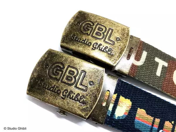 「ジブリ作品がアメカジ風なベルトに！5作品がモチーフのGIベルトシリーズ登場」の画像