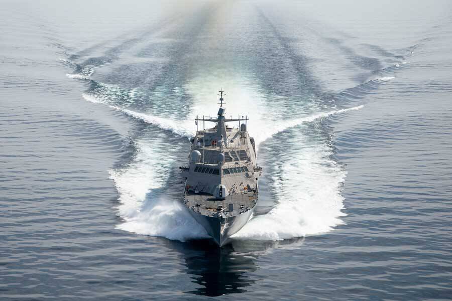 アメリカ海軍の新鋭沿海域戦闘艦 湖での受領試験終了 19年6月28日 エキサイトニュース