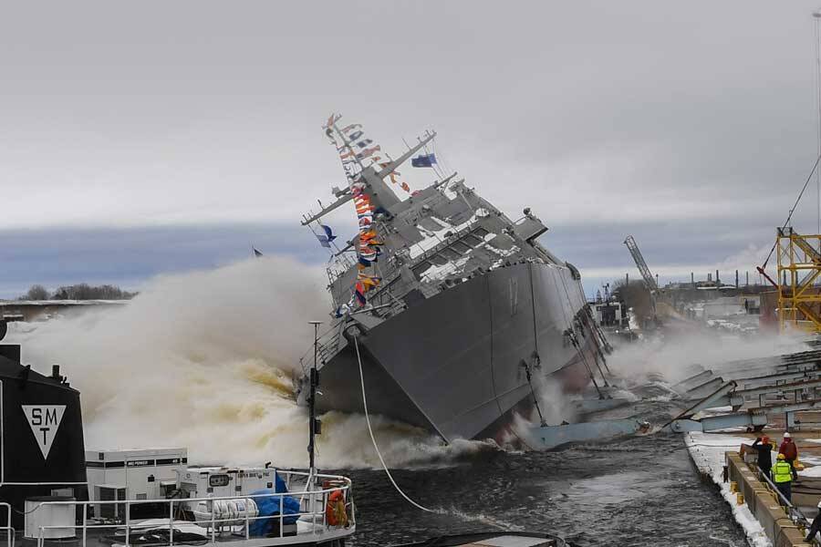 アメリカ海軍の新鋭沿海域戦闘艦 湖での受領試験終了 19年6月28日 エキサイトニュース