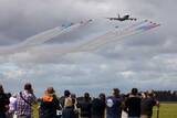 「英空軍レッドアローズと英国航空「レトロジェット」がエアショウで共演」の画像8