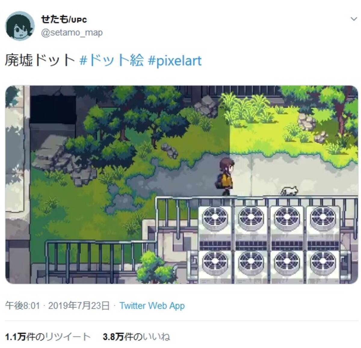 緻密なドット絵で表現される現代廃墟の世界 こんな世界に入り込みたい 2019年7月26日 エキサイトニュース