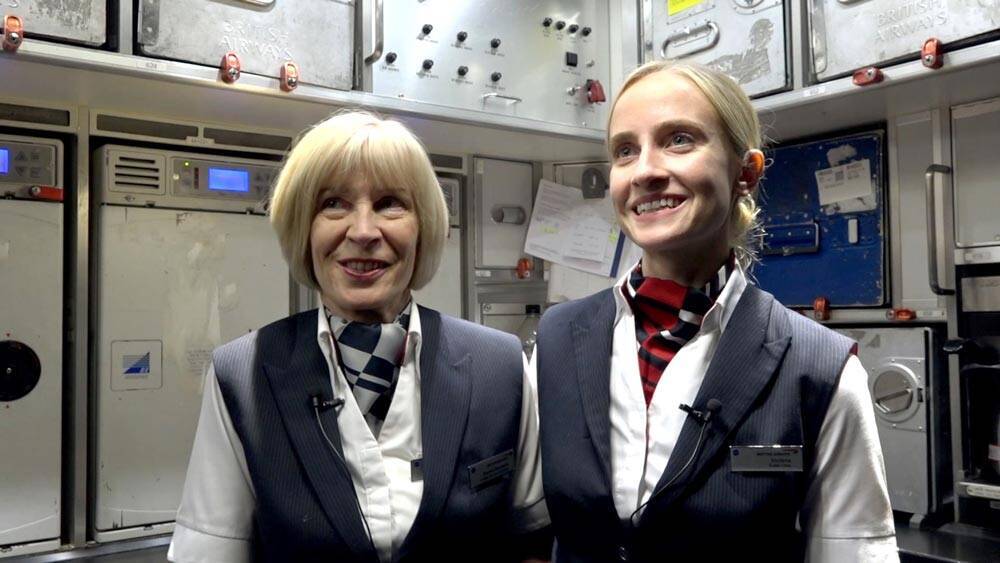 ブリティッシュ・エアウェイズ　母娘客室乗務員だけのフライトを実施