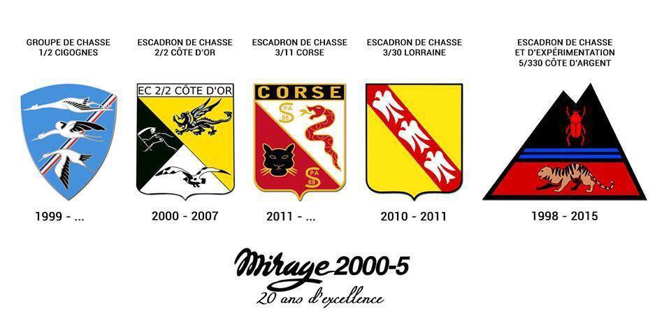 フランス空軍　ミラージュ2000-5戦闘機20周年のスペシャルマーキング機公開