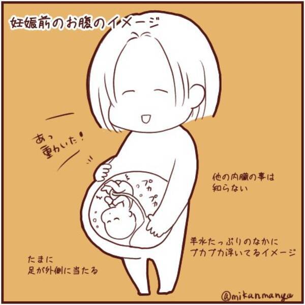 臨月の想像と現実の違い 体の中の変化を描いたイラストに共感の声 年3月日 エキサイトニュース