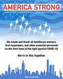 「アメリカ軍曲技飛行チーム　新型コロナウイルスと戦う人々を激励する合同飛行を各地で実施」の画像5