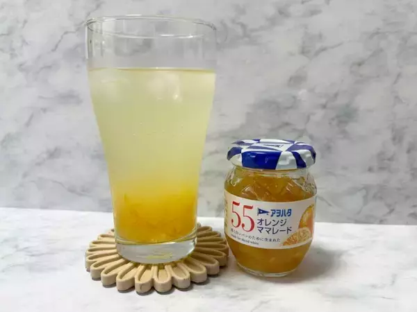 アヲハタ公式「ママレード＋炭酸水」で作る即席レモンスカッシュ　話題のレシピを試してみた