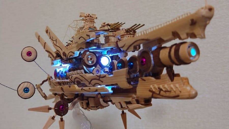 廃材で「ストライクガンダム」を完全再現！換装も可能なハイクオリティすぎる木工作品