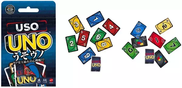 「UNOに“騙し合い”追加　“ウソつき放題”の公式カードゲーム「うそウノ」発売」の画像
