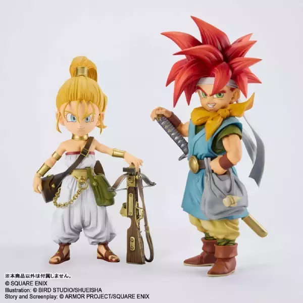 名作RPG「クロノ・トリガー」クロノ＆マールがフィギュア化　パッケージの立ち姿を完全再現