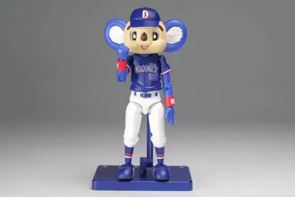 「中日ドラゴンズ「ドアラ」のプラモデルにビジターVer.が新たに登場　組み立てるだけで様々なポーズが再現可能」の画像