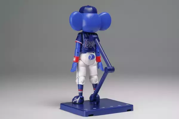 「中日ドラゴンズ「ドアラ」のプラモデルにビジターVer.が新たに登場　組み立てるだけで様々なポーズが再現可能」の画像