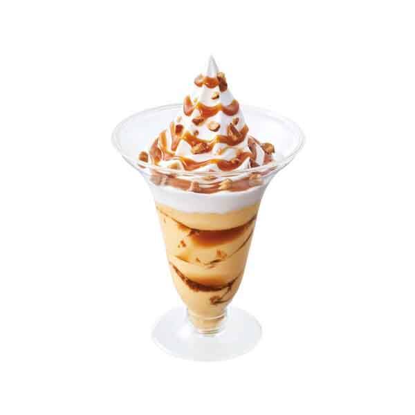 ミニストップから「塩キャラメルプリンパフェ」　ビターな風味とカリカリ食感がアクセント