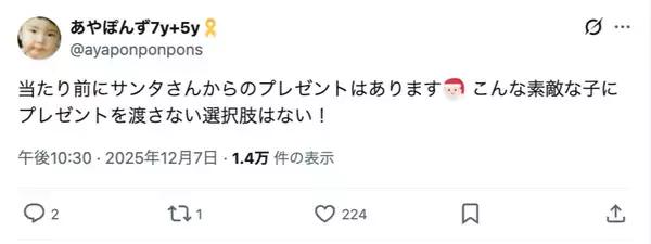 「「おとうとのびょうきをなおして」7歳の兄がサンタに託した切実な願い」の画像