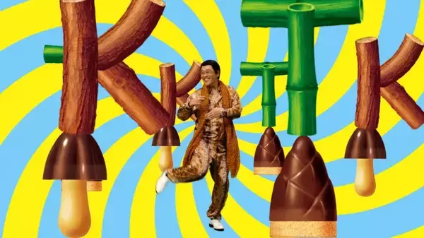 「きのたけ論争、スーパーカップで強制休戦　明治が新レシピ「きのたけぐるーりー」提案」の画像