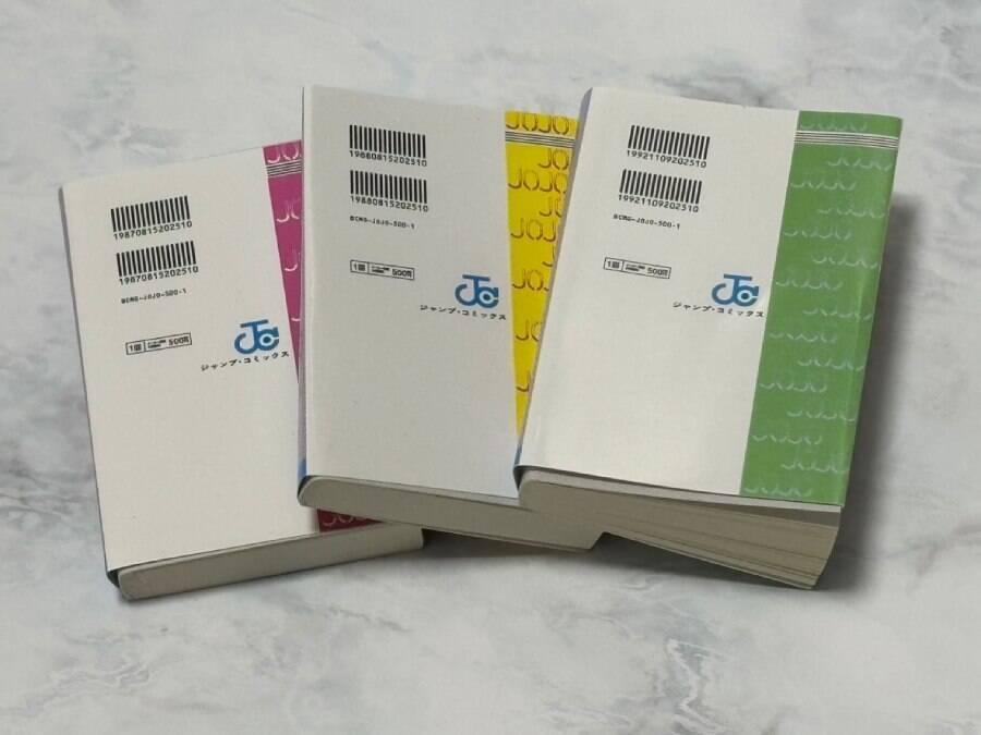 豆ガシャ本「ジョジョの奇妙な冒険」実物レビュー　極小サイズで各部の始まりを収録