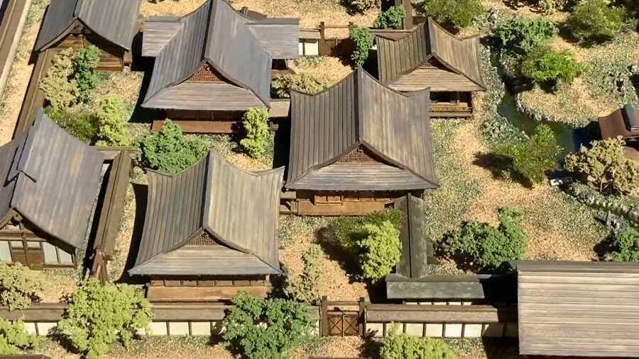 室町時代にタイムスリップ？洛中洛外図から立体化した武家屋敷ジオラマがスゴイ