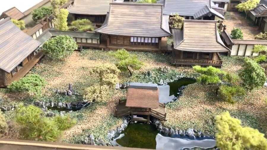 室町時代にタイムスリップ？洛中洛外図から立体化した武家屋敷ジオラマがスゴイ