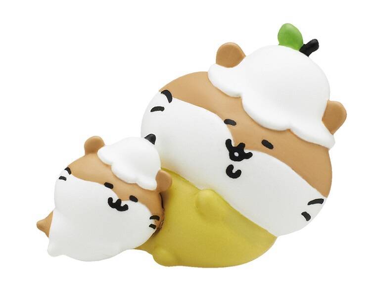 ちいかわのナガノとサンリオがコラボ　「ねむいねフィギュア」発売