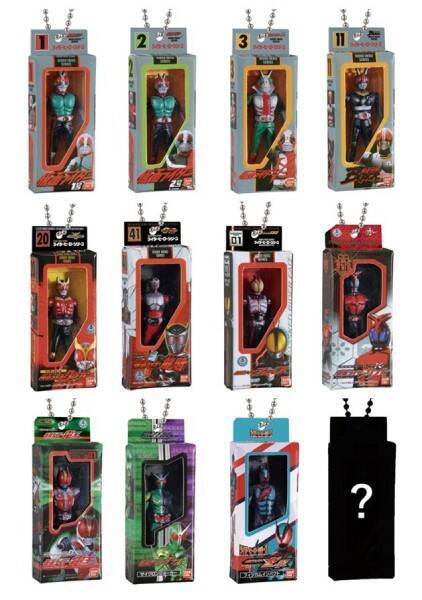 懐かしの“箱入りソフビ”が手のひらサイズに「仮面ライダー ソフビパッケージチャーム＆チョコスナック」発売