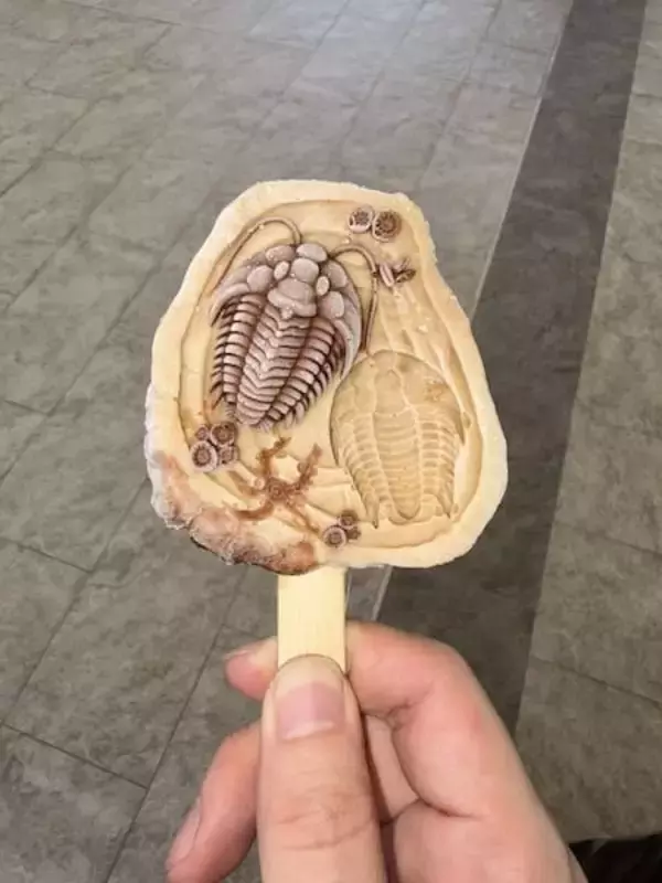 「食べるのに勇気がいりそう……タイの博物館で買える「三葉虫アイス」がリアルすぎ」の画像
