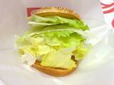 「一口目、レタスしか来ない　ドムドム「ほぼレタスバーガー」がとっても緑」の画像1