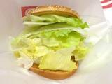 「一口目、レタスしか来ない　ドムドム「ほぼレタスバーガー」がとっても緑」の画像3