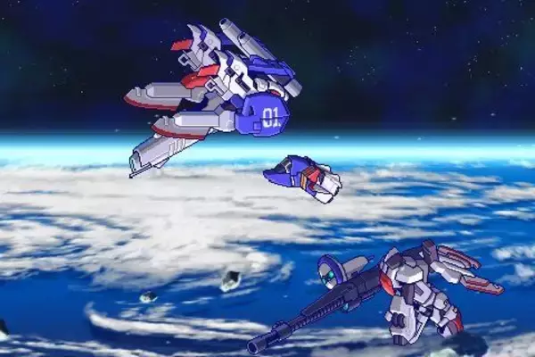 「いつかまた「参戦」する日を夢見て　プラモデラーがガンダム・センチネル「Sガンダム」をドット絵アニメーションで再現」の画像