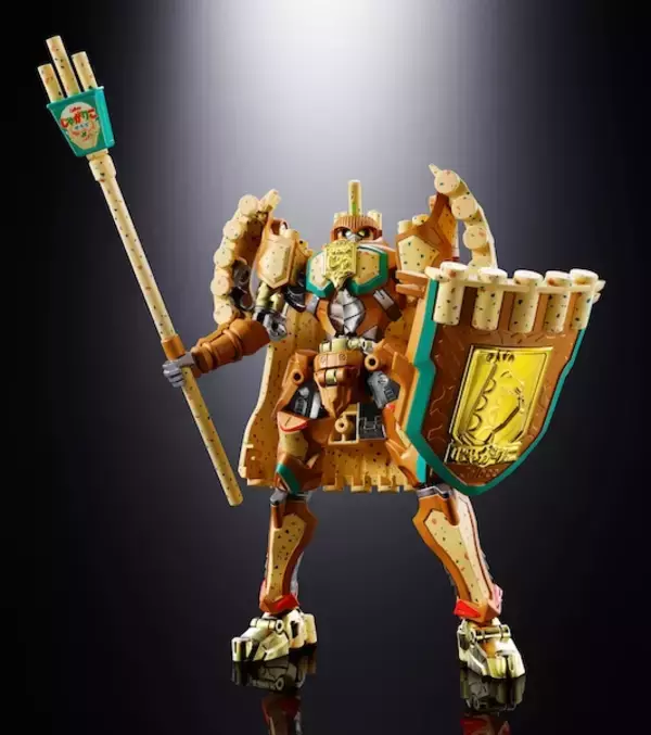 「お芋の力で目覚めるじゃがいもの騎士王！「超合金 じゃがりこキング」が発売決定」の画像