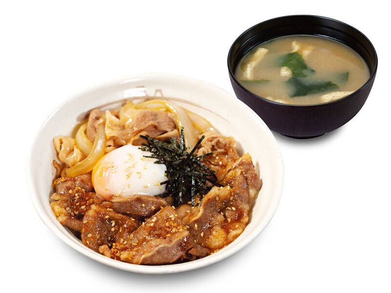 松屋の2018年復刻メニュー総選挙1位「焼き牛めし」が復活＆サムゲタン風スープが初登場