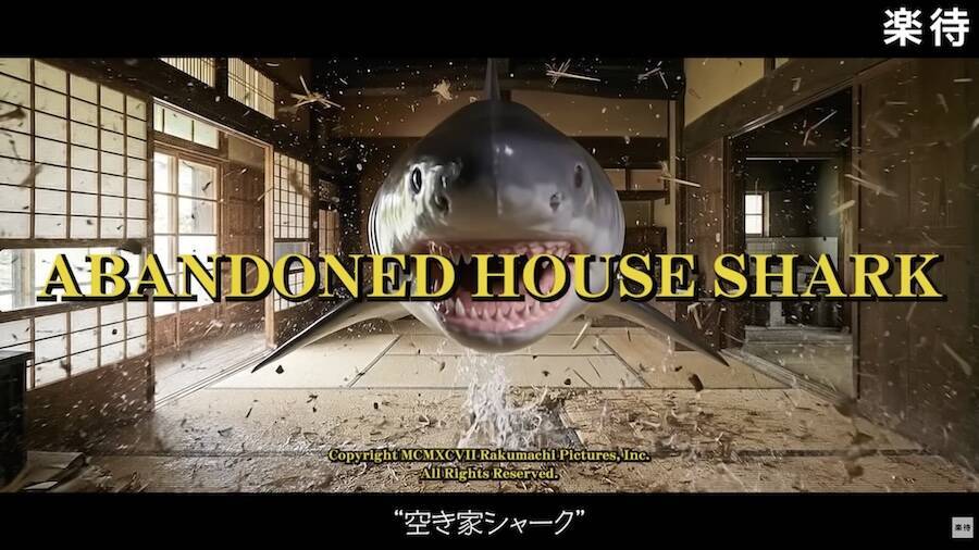不動産サイトが放つ20分の怪作「空き家シャーク」が闇鍋状態→実はB級映画の皮をかぶった社会問題への警鐘だった