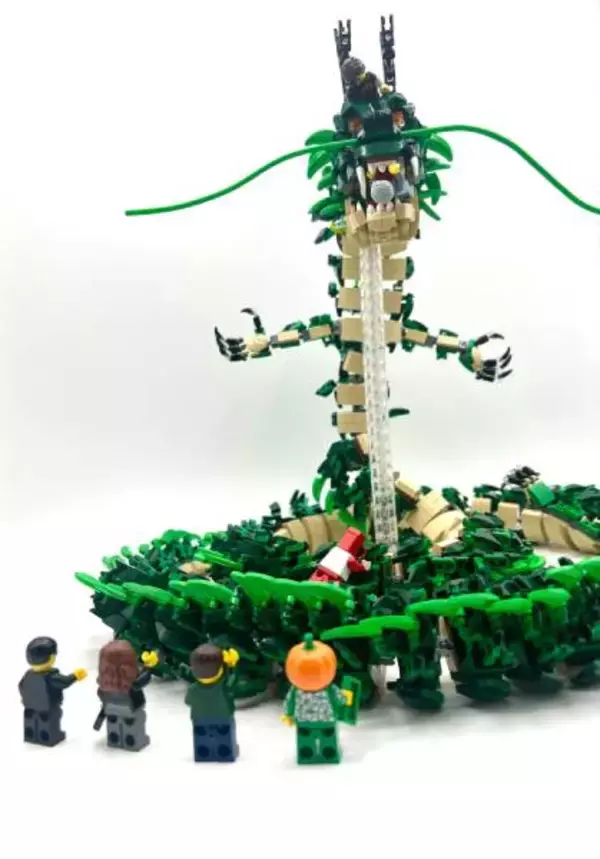 「全長2メートル超え！ドラゴンボール「シェンロン」のレゴ作品に注目」の画像
