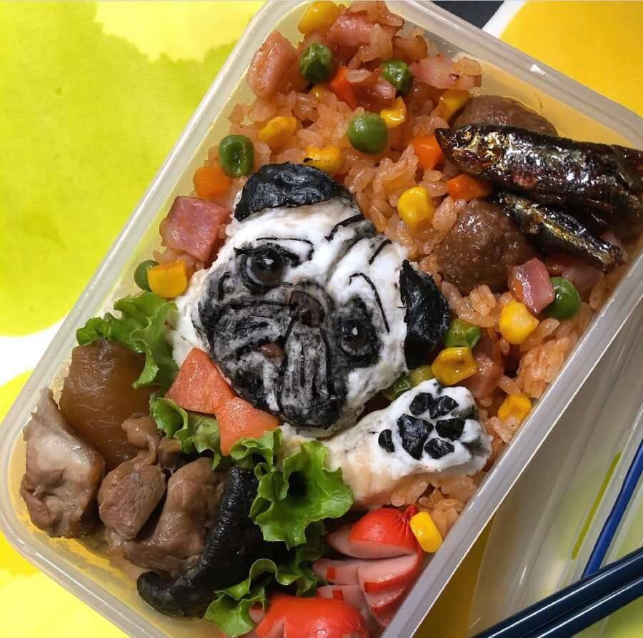 羊毛フェルト作家が作る「わんこキャラ弁」　リアルすぎてもはやアート