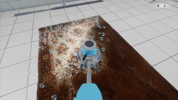 SNSでよく見る“あの洗浄動画”の快感？新作「絨毯を洗うゲーム」がSteamに登場、しかし中身は隕石が降るクセ強ループゲー
