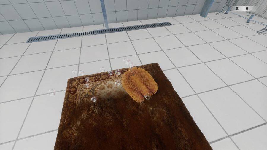 SNSでよく見る“あの洗浄動画”の快感？新作「絨毯を洗うゲーム」がSteamに登場、しかし中身は隕石が降るクセ強ループゲー