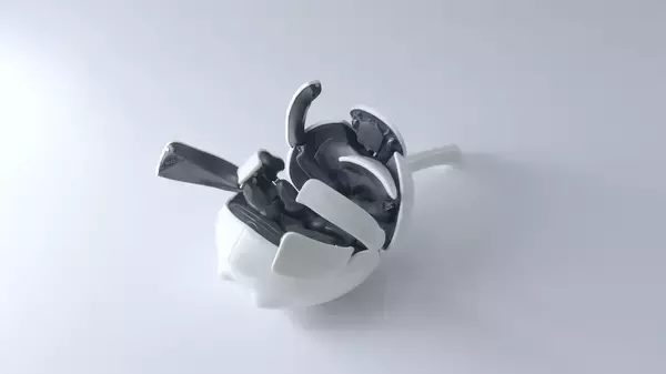 「一輪挿しがカブトムシに変形する陶芸作品　可動構造に込められた1年の試行錯誤」の画像