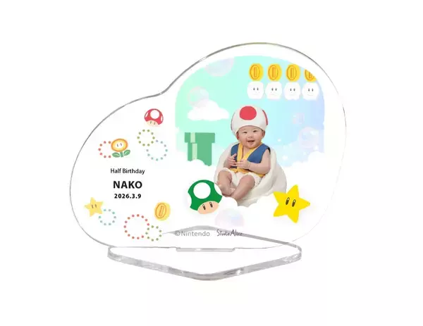 「赤ちゃんがベビィマリオに　スタジオアリスの「スーパーマリオ撮影」に新衣装登場」の画像