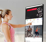 「ミラー型Android端末「Gymoo-Mirror」販売開始　自宅の鏡がパーソナルジムに」の画像2