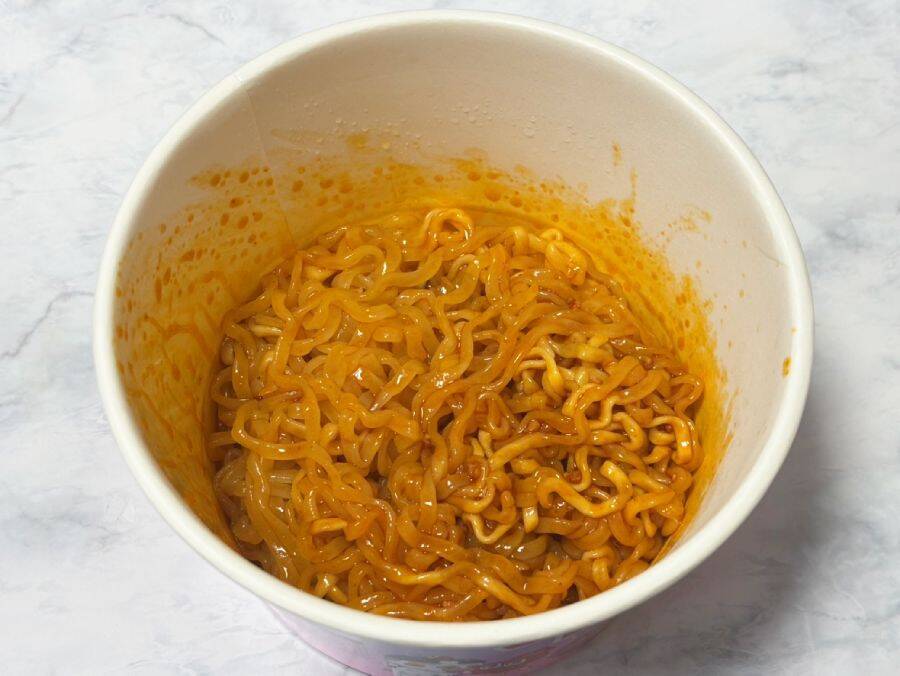 辛さレベル「1」を信じていいのか？「スワイシーブルダック炒め麺」を食べてみた