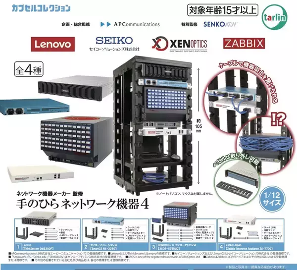 「ITインフラ界隈の“推し活”本格化　カプセルトイ「手のひらネットワーク機器」第5弾ラインナップは選挙で決定」の画像