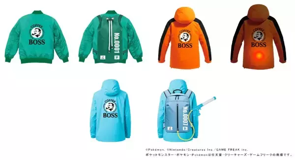 「「BOSS×ポケモン30周年」コラボ　初代御三家モチーフの特製ボスジャンが当たるキャンペーン開催」の画像