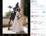 「イタリア古城に石仮面夫婦現る？ジョジョ好き同士が結婚式で推し愛炸裂」の画像2