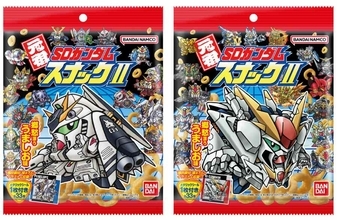 第2弾、行きまーす！シール付き「元祖SDガンダムスナックII」発売決定