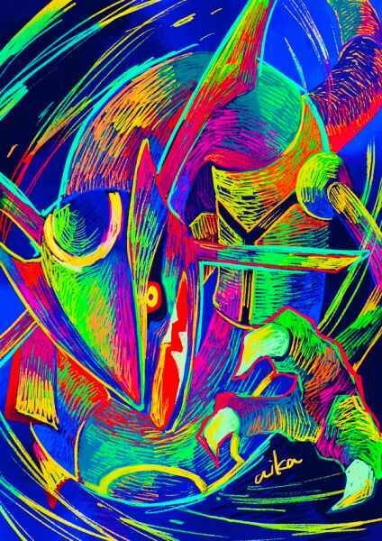 幻想的かつ美しい 色彩豊かに描かれたポケモン サーナイト のファンアート 22年7月22日 エキサイトニュース