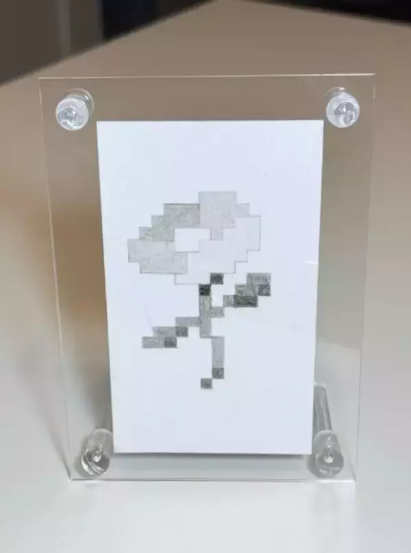 「その発想はなかった！斬新すぎる水墨画×ドット絵の「ぴくせる水墨画」」の画像