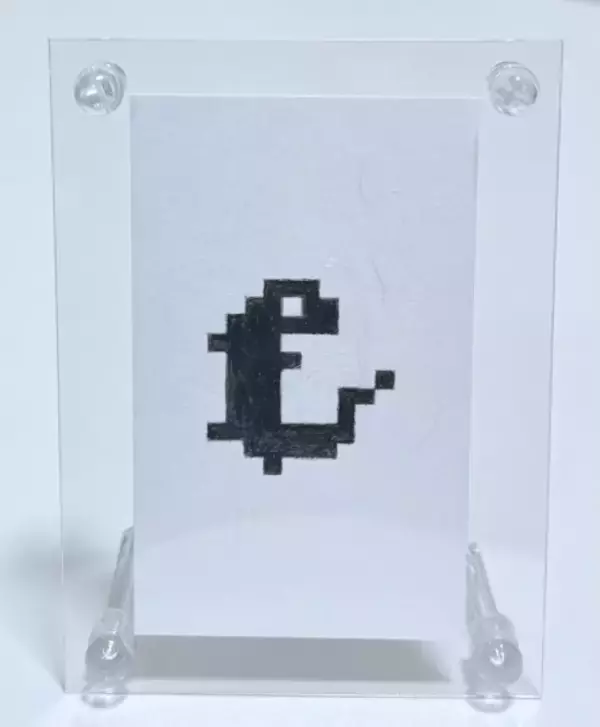 「その発想はなかった！斬新すぎる水墨画×ドット絵の「ぴくせる水墨画」」の画像