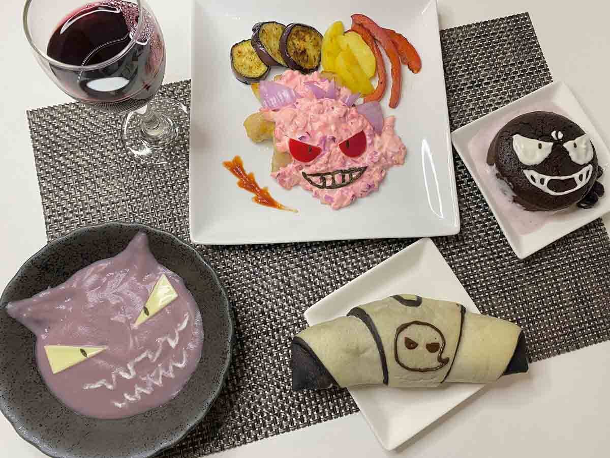 ナゾノクサが豚バラおろし丼に変身　ポケモンのクッキングファンアート