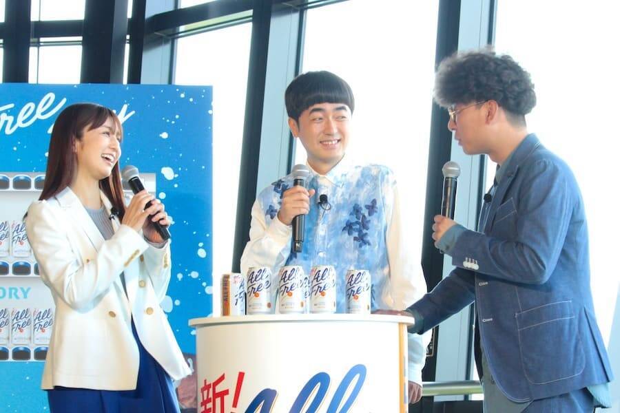 “先輩”小倉優子がたくろうに東京の過ごし方を伝授！「オールフリー」イベントで初共演